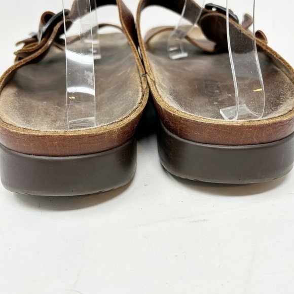 MEPHISTO Men’s Brown ZONDER Desert Buffalo Comfort Sandal Cork Footbed Size 12.5 - Picture 10 of 13